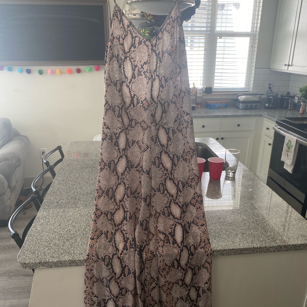 Snakeskin jumpsuit